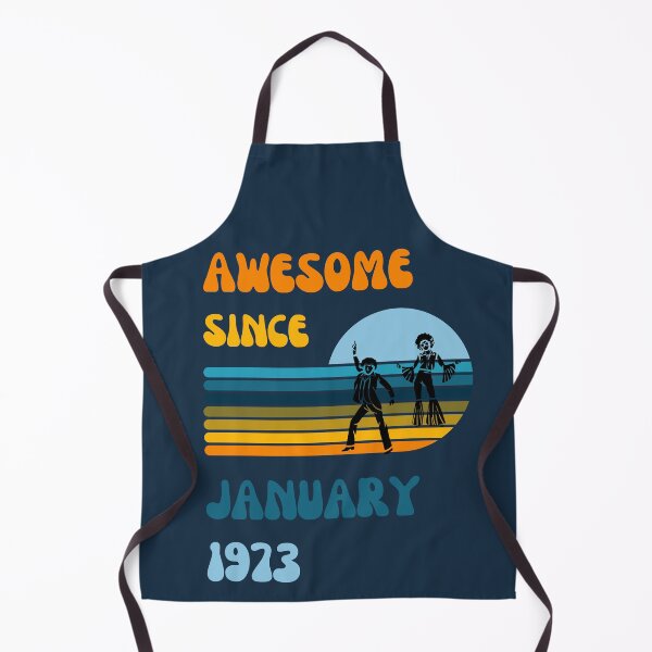 Item preview, Awesome since January 1973 | Born January 1973 | Made in January 1973 | Legend since January 1973 | Birthday Gift for 49 year old mom dad grandma grandpa | Vintage Retro 70s Birthday gift idea designed and sold by Saffire6.