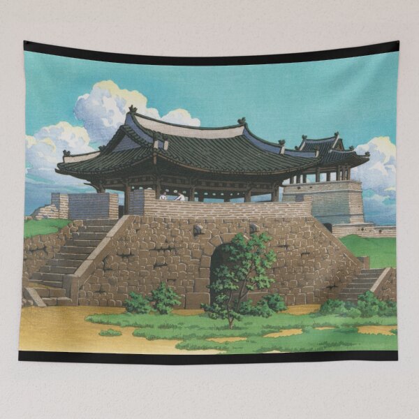 Item preview, West Gate of Suigen in Korea by Kawase Hasui designed and sold by Takeda-art.