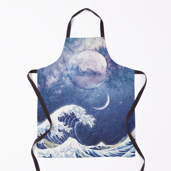 Item preview, great wave off kanagawa cosmic space art designed and sold by BeCoolArt.