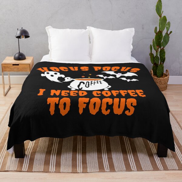 Item preview, Hocus pocus, I need coffee to focus, Happy Halloween, Funny Halloween Shirts, Gift For coffee Lover, Witch need coffee, Halloween and coffee designed and sold by InspiresME.