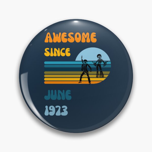 Item preview, Awesome since June 1973 | Born June 1973 | Made in June 1973 | Legend since June 1973 | Birthday Gift for 49 year old mom dad grandma grandpa | Vintage Retro 70s Birthday gift idea designed and sold by Saffire6.