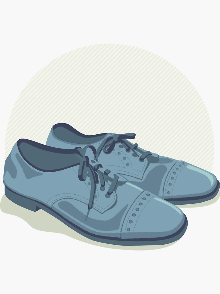 Animated Blue Sweet Shoes Blue Suede Shoes