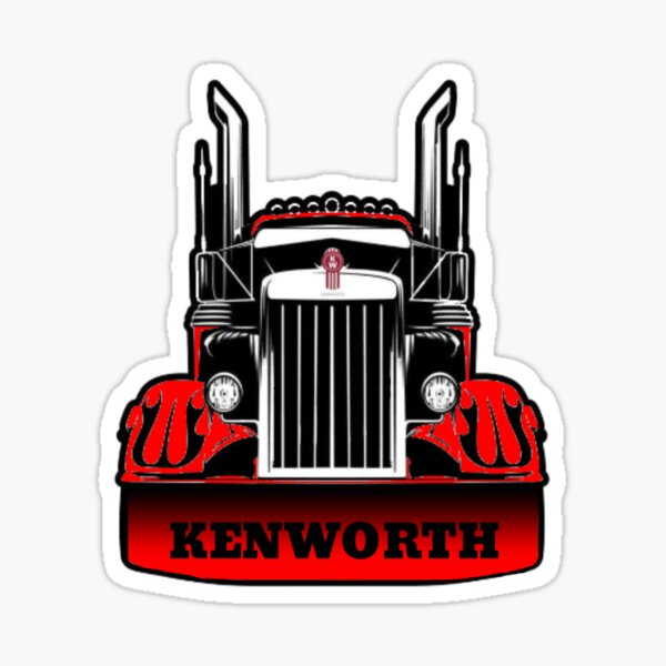 "Kenworth" Sticker for Sale by Chefkarine1 Redbubble