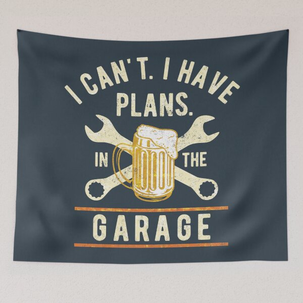 Item preview, I Can’t I Have Plans in the Garage - Funny Mechanic designed and sold by Numero14.
