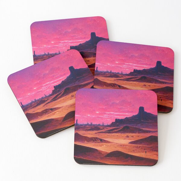 Item preview, Red Desert Sunset that Reminds You of that Neighboring Planet designed and sold by SingularityGeek.