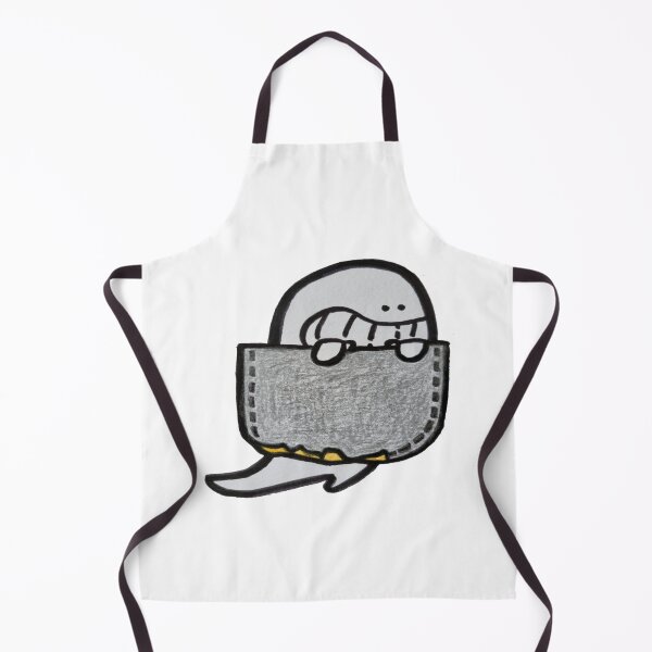 Item preview, Ghost peeking out of ripped pocket designed and sold by Kira and Keiko.