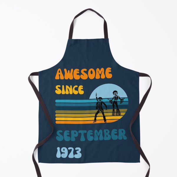 Item preview, Awesome since September 1973 | Born September 1973 | Made in September 1973 | Legend since September 1973 | Birthday Gift for 49 year old mom dad grandma grandpa | Vintage Retro 70s Birthday gift idea designed and sold by Saffire6.