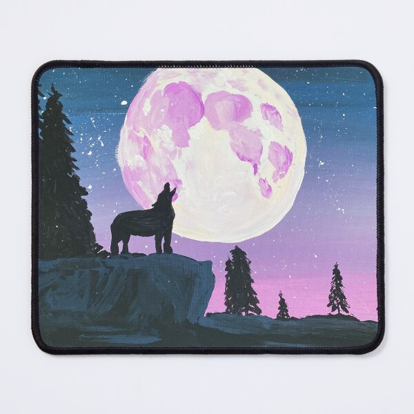 Item preview, The Wolf At Moonrise designed and sold by whatsarahsees.