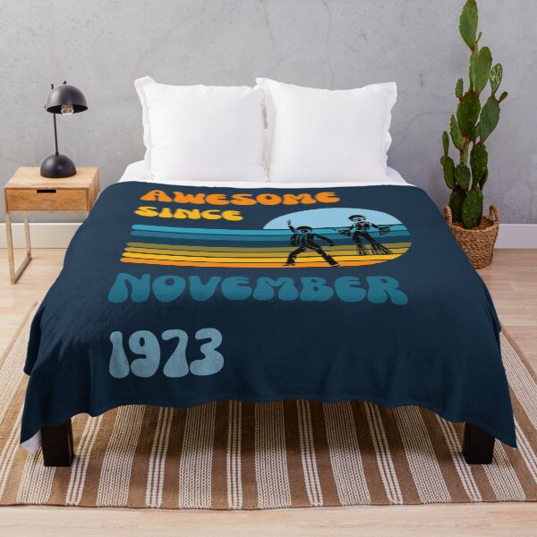 Item preview, Awesome since November 1973 | Born November 1973 | Made in November 1973 | Legend since November 1973 | Birthday Gift for 49 year old mom dad grandma grandpa | Vintage Retro 70s Birthday gift idea designed and sold by Saffire6.