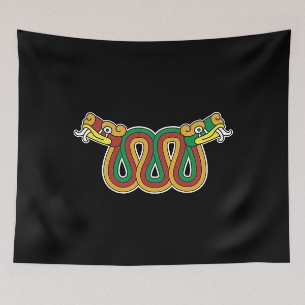 Item preview, Aztec Mayan Double Headed Serpent Snake designed and sold by signsandsymbols.