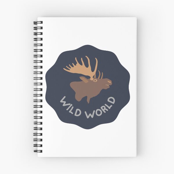 Item preview, Alce azul del mundo salvaje designed and sold by StuckOnCamping.