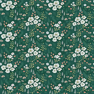 Artwork thumbnail, Flower pattern by Larrix