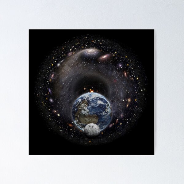 Earth, Moon and the Universe! Poster