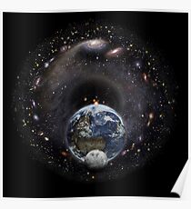 Universum und Erde Poster