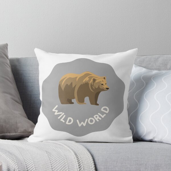 Aperçu de l'œuvre Ours gris du monde sauvage créée et vendue par StuckOnCamping.