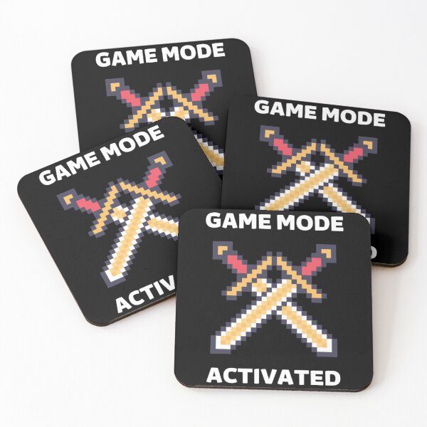Item preview, Game mode activated - Two crossed swords - White designed and sold by Nemesiscrowd.