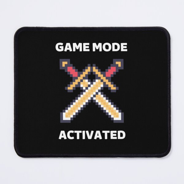 Item preview, Game mode activated - Two crossed swords - White designed and sold by Nemesiscrowd.