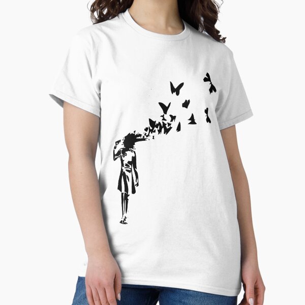 Item preview, Banksy butterfly girl designed and sold by belugastore.