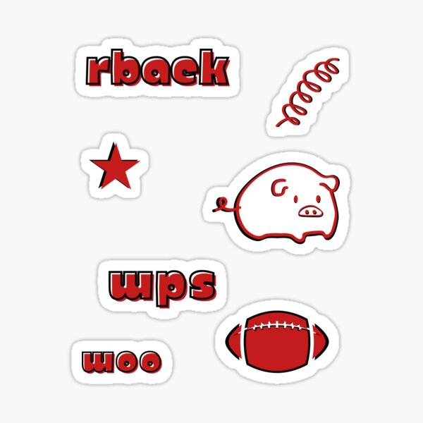 Item preview, University Of Arkansas Red and Black Set designed and sold by Josie Myers.