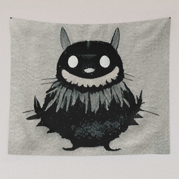 Item preview, The Tiny Ink Monster that Get Alive when you Fall Asleep designed and sold by SingularityGeek.