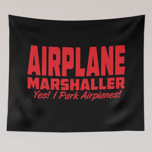 Item preview, Airplane Marshaller - Ramp Agent - Turnaround Coordinator / Park Airplanes Red designed and sold by Ikaroots.