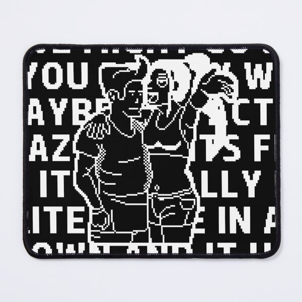 Item preview, Girl Explaining to Boy Meme Parody Pixel art 1 bit designed and sold by SAB-CA.
