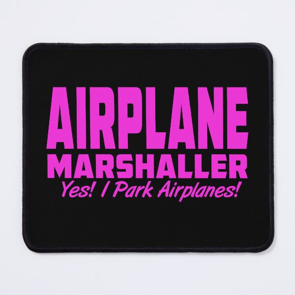 Item preview, Airplane Marshaller - Ramp Agent - Turnaround Coordinator / Park Airplanes Pink designed and sold by Ikaroots.