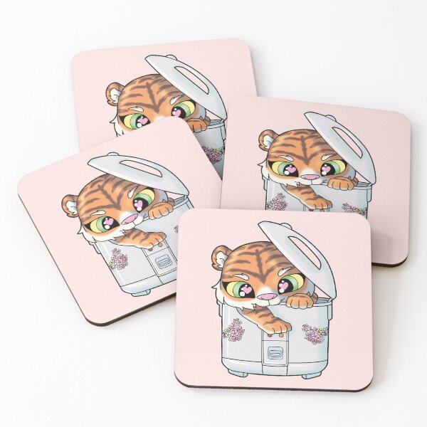 Item preview, Cute Tiger in Rice Cooker designed and sold by Luv Maila.