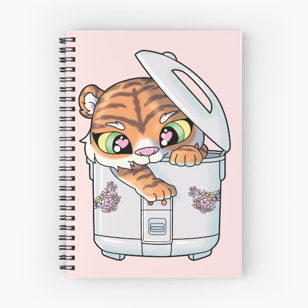 Aperçu de l'œuvre Tigre mignon dans un cuiseur à riz créée et vendue par Luv Maila.