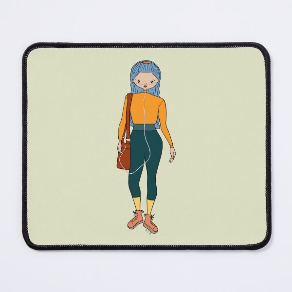 Item preview, Cute Girl With Portable Oxygen (Green) designed and sold by misslovelymess.