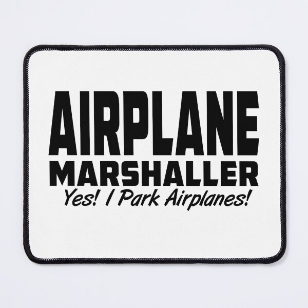 Item preview, Airplane Marshaller - Ramp Agent - Turnaround Coordinator / Park Airplanes Black designed and sold by Ikaroots.