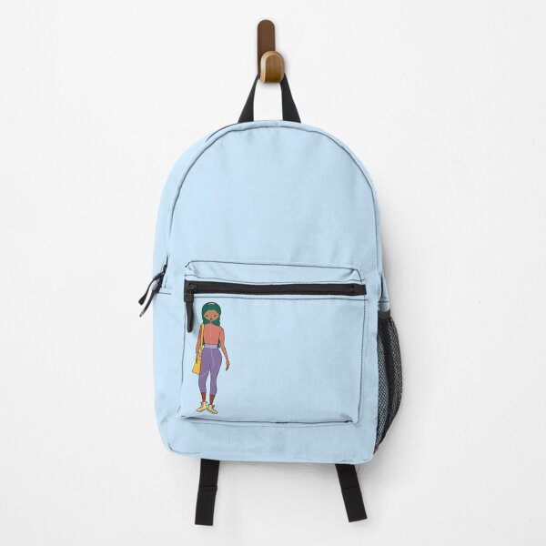 Item preview, Cute Girl With Portable Oxygen (Blue) designed and sold by misslovelymess.