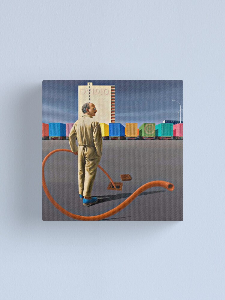 "Jeffrey smart 1980" Canvas Print for Sale by Souhilatm Redbubble