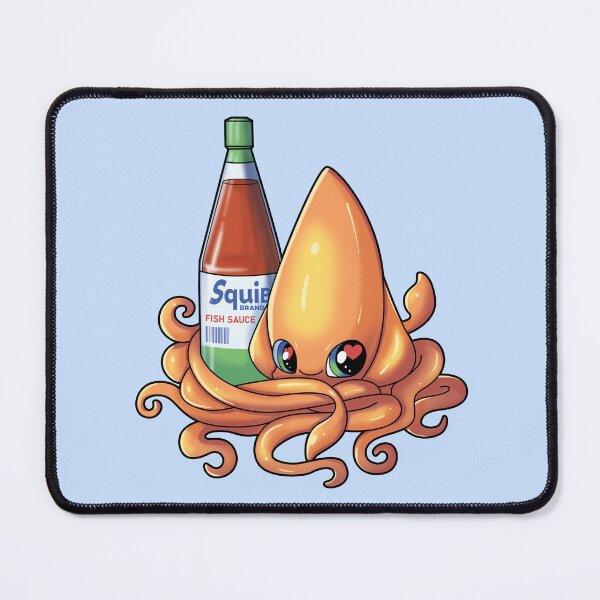 Artikelvorschau, Smiley Tintenfisch und Sauce entworfen und verkauft von Luv Maila.