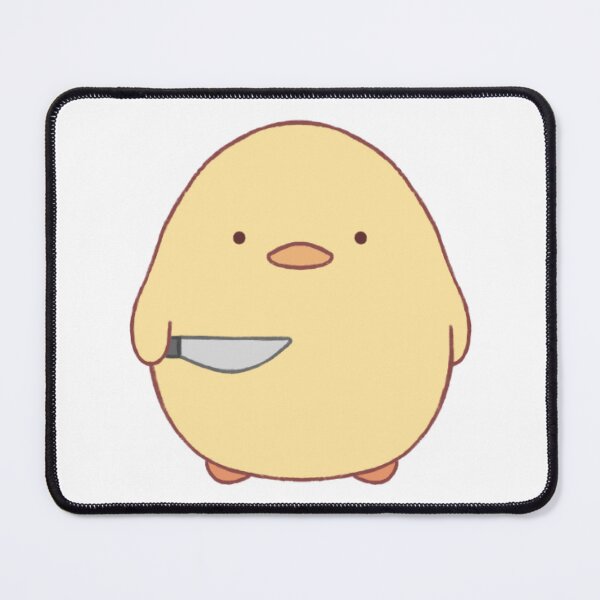 Item preview, stabby duck (white bg) designed and sold by DesignByJennyyy.
