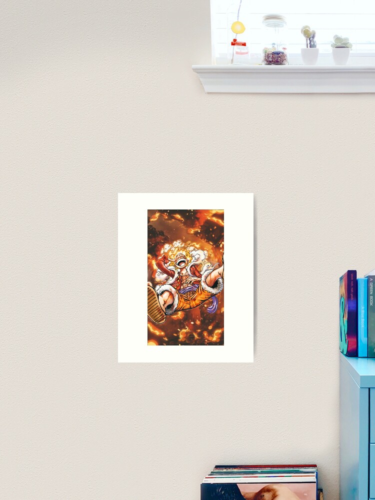 Luffy's Gear 5, JOYBOY! (One Piece), an art print by StayAlivePlz