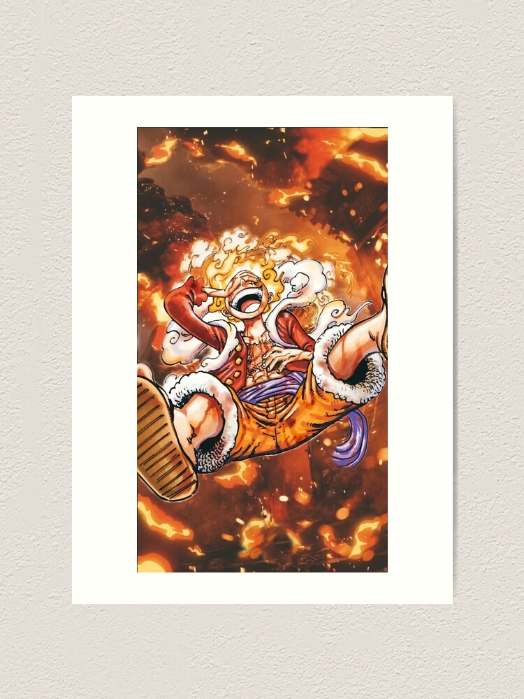 Luffy's Gear 5, JOYBOY! (One Piece), an art print by StayAlivePlz