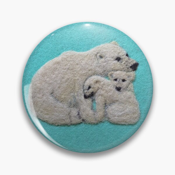 Item preview, Chilling, A Family Portrait (Needlefelted Polar Bears) designed and sold by MtnAshFiberArts.