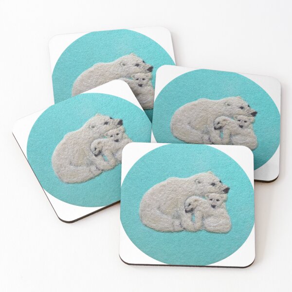 Item preview, Chilling, A Family Portrait (Needlefelted Polar Bears) designed and sold by MtnAshFiberArts.