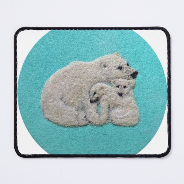 Item preview, Chilling, A Family Portrait (Needlefelted Polar Bears) designed and sold by MtnAshFiberArts.