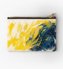 Abstract - Yellow & Blue Studio Pouch