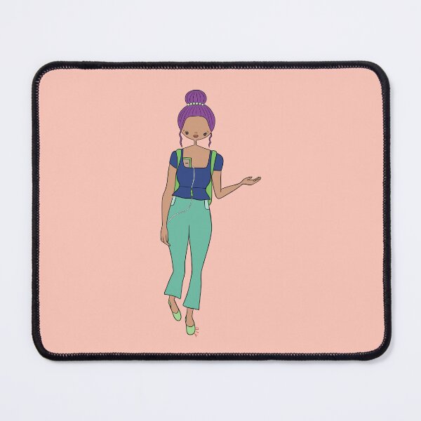 Item preview, Cute Girl With Central Line (Pink) designed and sold by misslovelymess.
