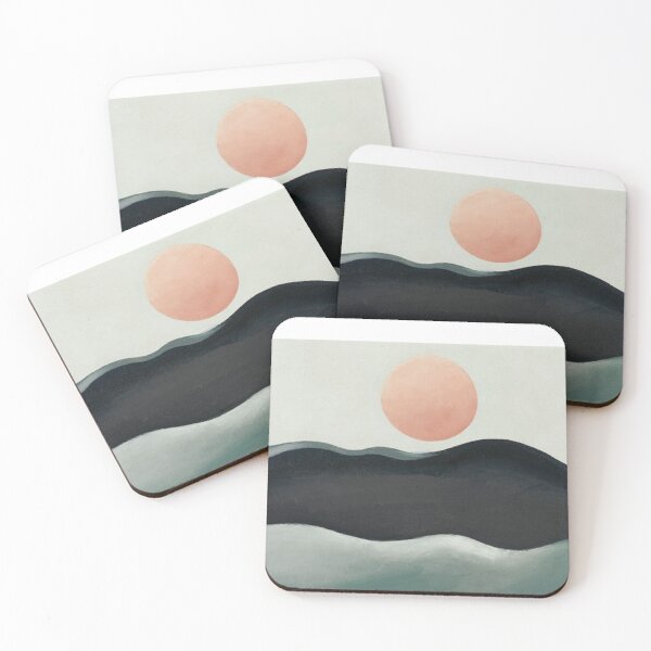 Item preview, georgia okeeffe pink moon over water designed and sold by smilestarup.