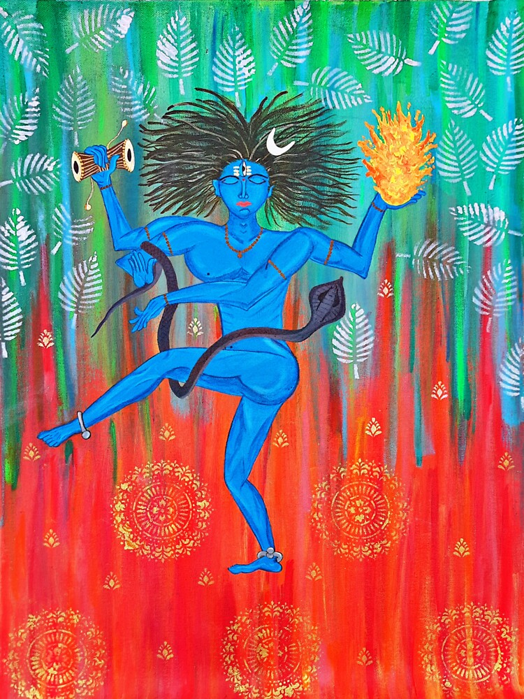 "Shiv Tandava When Discord meet Harmony" Sticker for Sale by