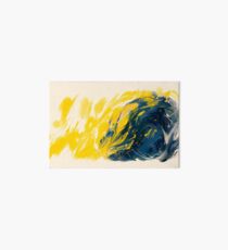 Abstract - Yellow & Blue Art Board