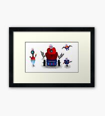 Mech Cops Framed Print