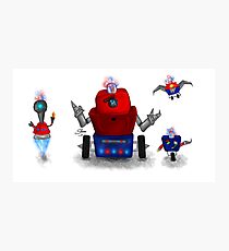 Mech Cops Photographic Print