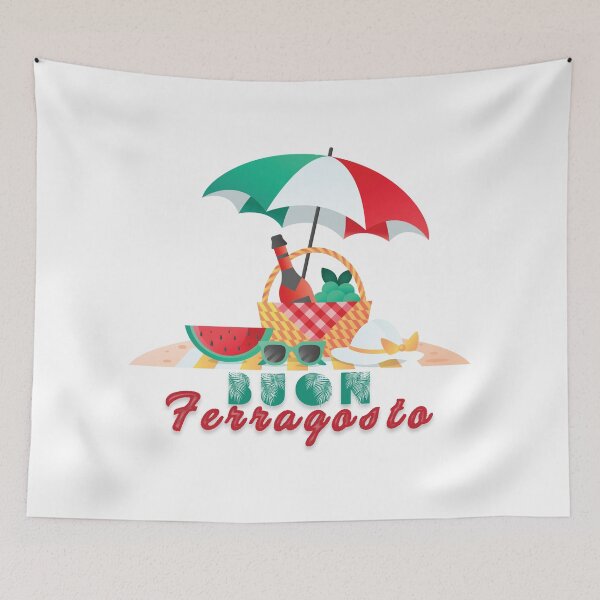 Item preview, Ferragosto - Buon Ferragosto Happy Italian Summer 2022 designed and sold by DeMuthu.