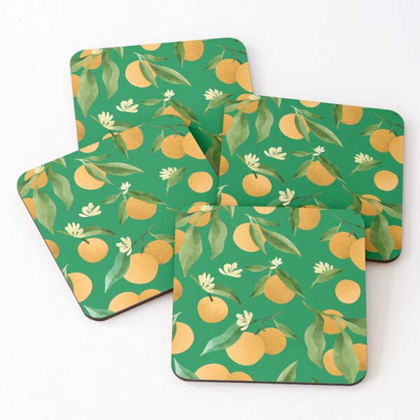 Item preview, Orange Summer's Here Fresh Fruit Pattern designed and sold by Jelisandie.