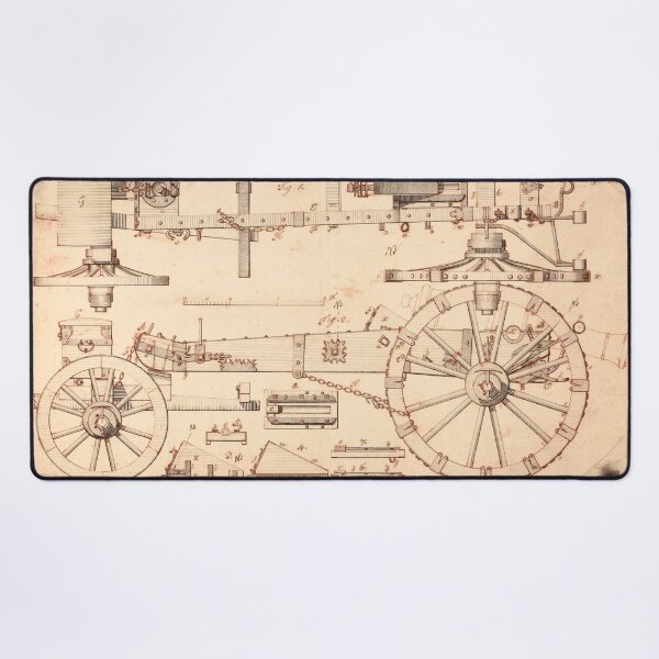Item preview, Diagrammatic Designs for Gun Carriage (c1700-1800) designed and sold by allhistory.